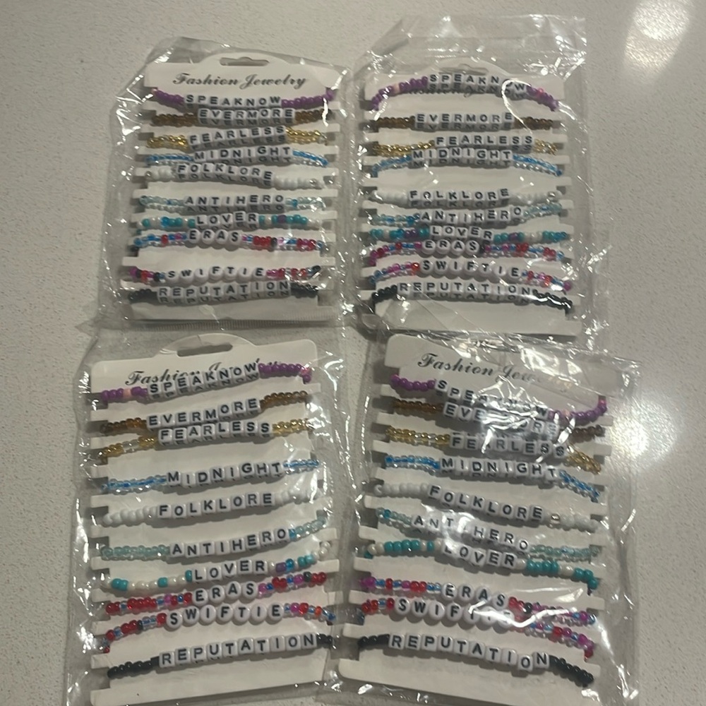 Taylor Swift friendship bracelets NEW 4 packs!